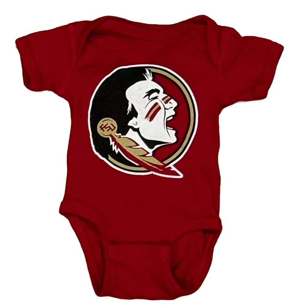 FSU Florida State University Rabbit Skins Newborn Onesie, Size Newborn